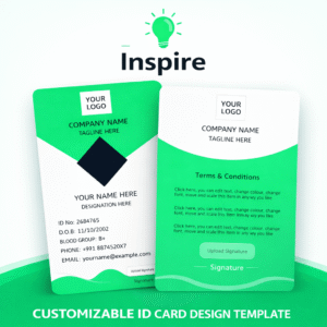 Inspire Customizable ID Card Design